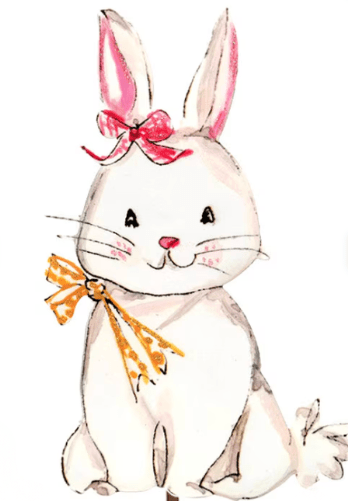 Baby Bunny Garden Stake - Lizzy G's Fine Gifts