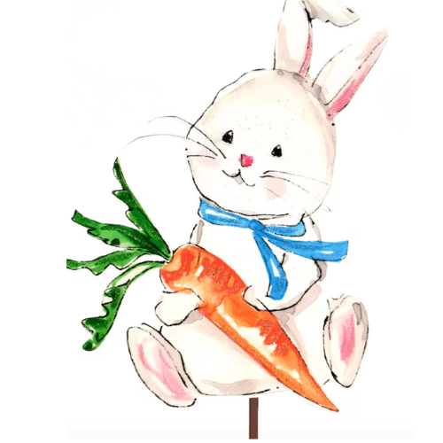 Baby Bunny Garden Stake - Lizzy G's Fine Gifts