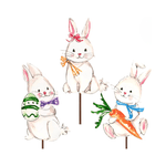 Baby Bunny Garden Stake - Lizzy G's Fine Gifts