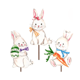 Baby Bunny Garden Stake - Lizzy G's Fine Gifts