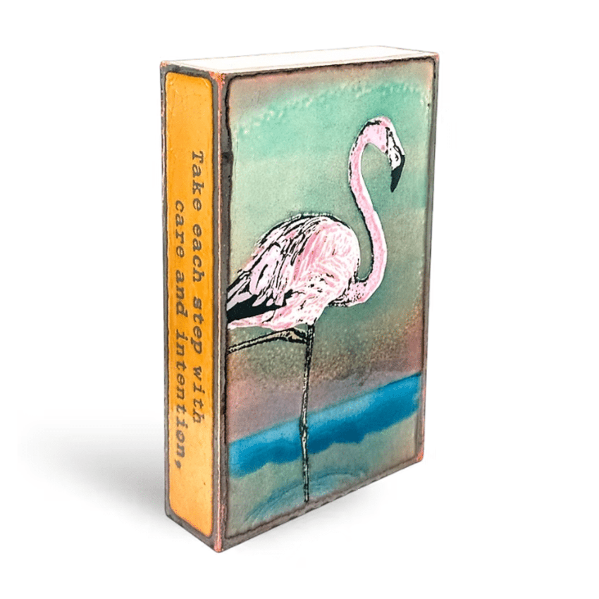 Balancing Act - 279 - Copper Art Block - Lizzy G's Fine Gifts