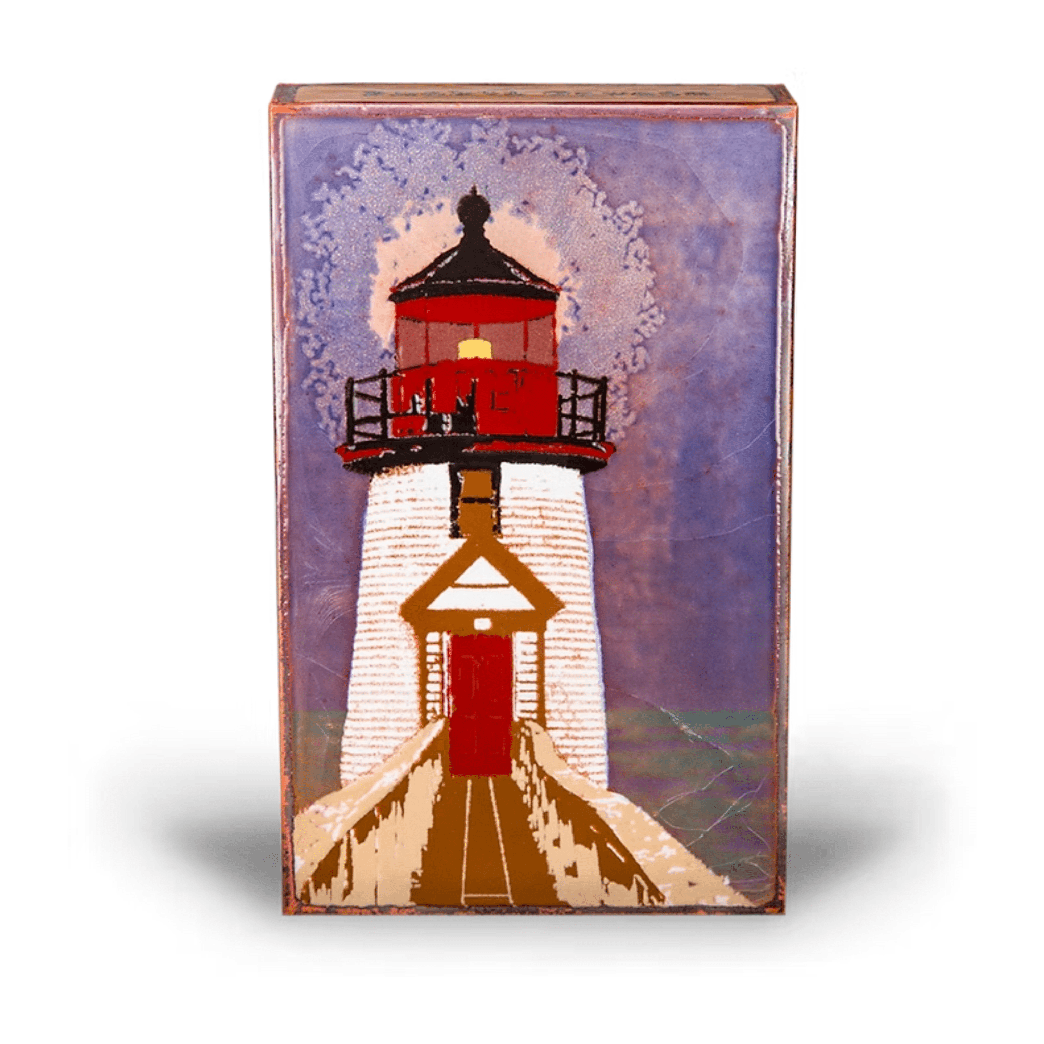 Beacon - 213 RETIRED - Copper Art Block - Lizzy G's Fine Gifts