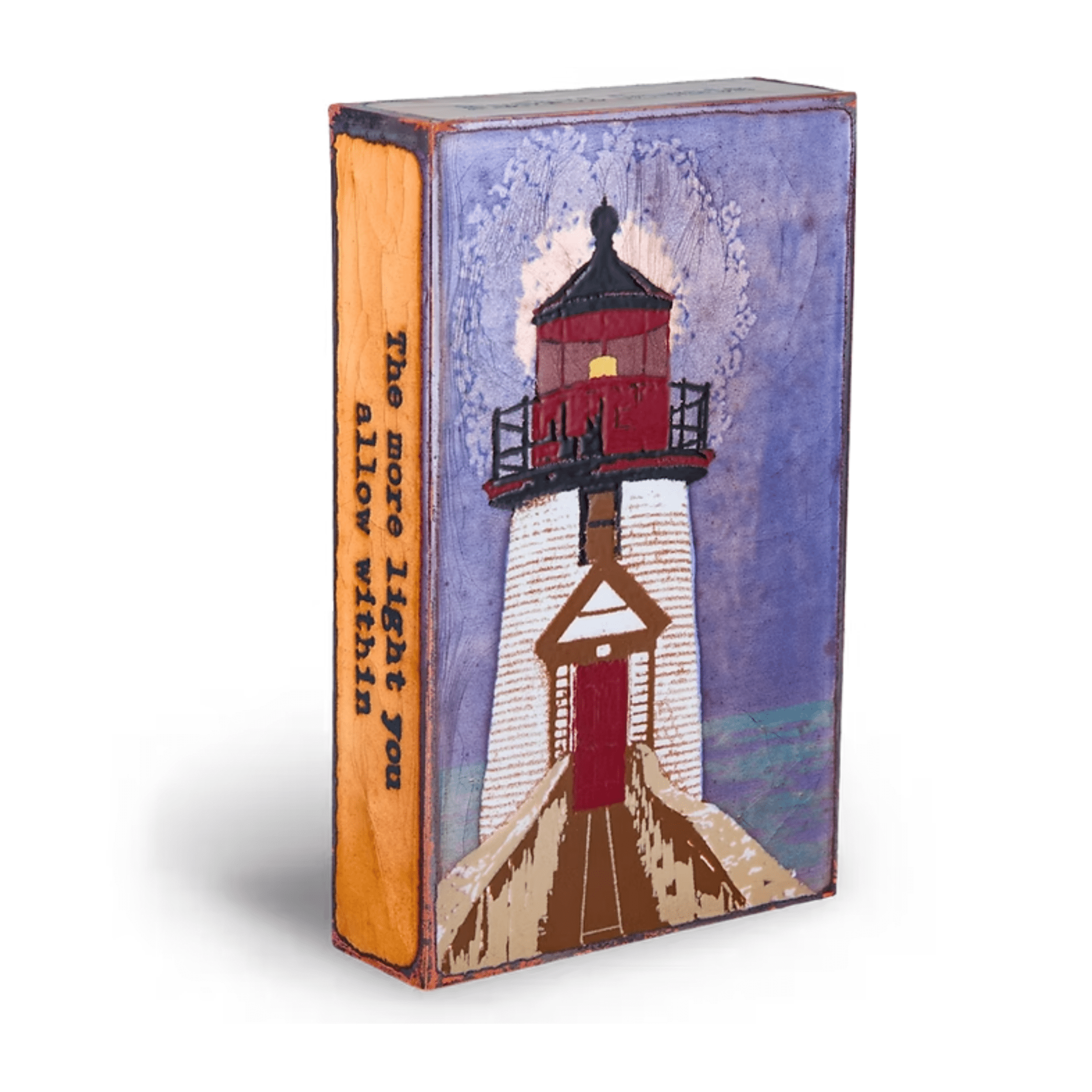 Beacon - 213 RETIRED - Copper Art Block - Lizzy G's Fine Gifts