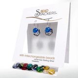 Bead Stacker Earrings - Flower - Lizzy G's Fine Gifts