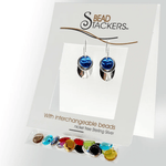 Bead Stacker Earrings - Oval - Lizzy G's Fine Gifts