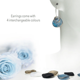 Bead Stacker Earrings - Petal - Lizzy G's Fine Gifts