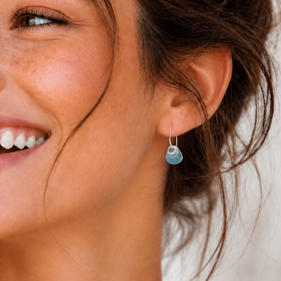 Bead Stacker Earrings - Petal - Lizzy G's Fine Gifts