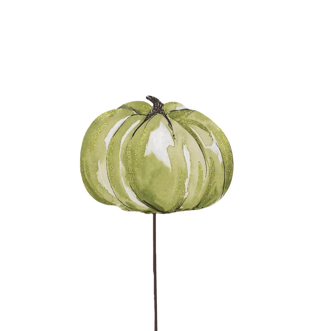Beck's Autumn Feast Pumpkin Metal Decor - Lizzy G's Fine Gifts