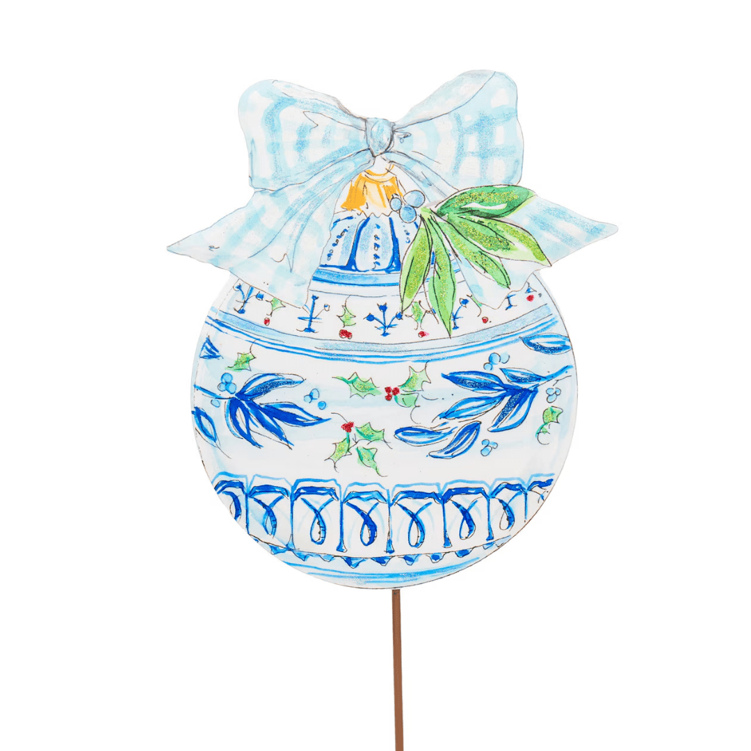 Beck's Winter Wonderland Ball Ornament Garden Stake - Lizzy G's Fine Gifts