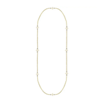 Believer Cross Station Necklace - Gold - Lizzy G's Fine Gifts