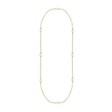 Believer Cross Station Necklace - Gold - Lizzy G's Fine Gifts