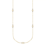 Believer Cross Station Necklace - Gold - Lizzy G's Fine Gifts
