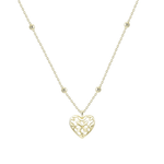 Believer Heart Drop Necklace - Lizzy G's Fine Gifts