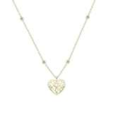 Believer Heart Drop Necklace - Lizzy G's Fine Gifts