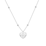 Believer Heart Drop Necklace - Lizzy G's Fine Gifts