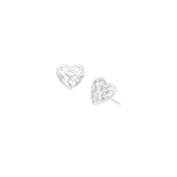 Believer Heart Stud Earrings - Lizzy G's Fine Gifts