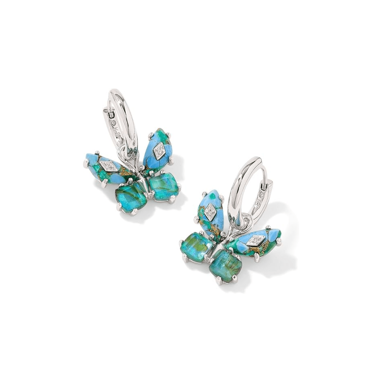 Bianca Butterfly Huggie Earrings - Lizzy G's Fine Gifts