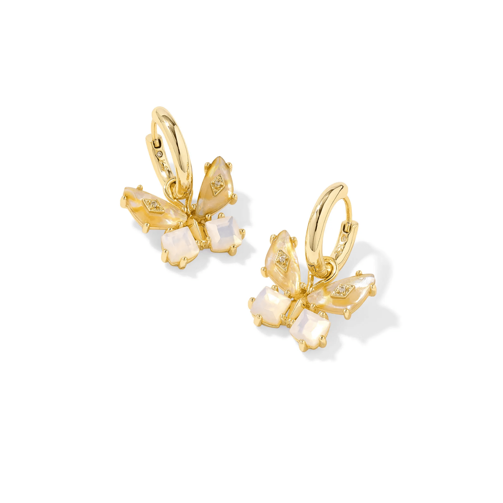 Bianca Butterfly Huggie Earrings - Lizzy G's Fine Gifts
