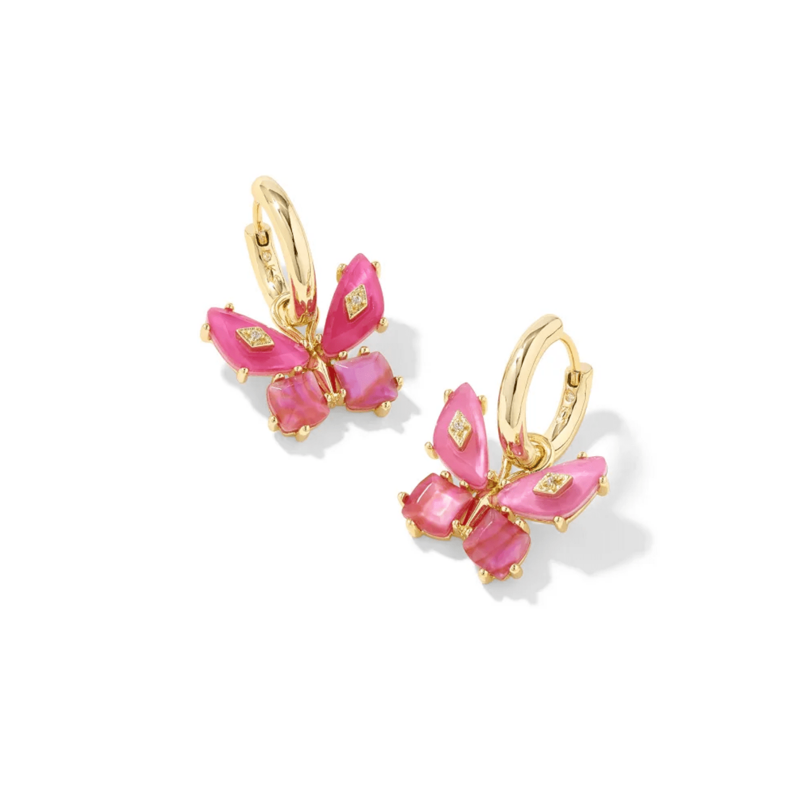 Bianca Butterfly Huggie Earrings - Lizzy G's Fine Gifts