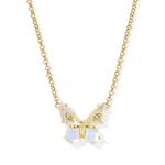 Bianca Butterfly Short Pendant Necklace - Lizzy G's Fine Gifts