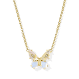 Bianca Butterfly Short Pendant Necklace - Lizzy G's Fine Gifts