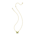 Bianca Butterfly Short Pendant Necklace - Lizzy G's Fine Gifts