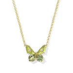 Bianca Butterfly Short Pendant Necklace - Lizzy G's Fine Gifts