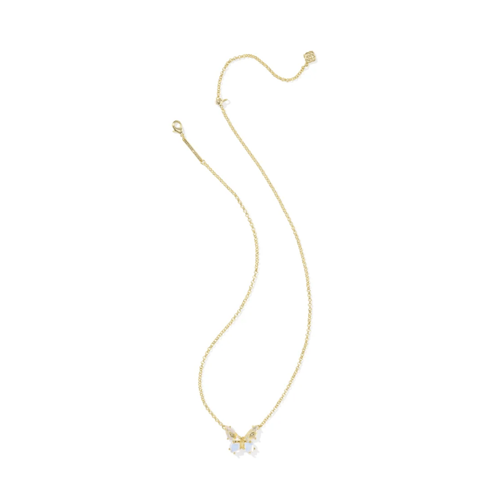 Bianca Butterfly Short Pendant Necklace - Lizzy G's Fine Gifts