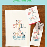 Bible Verse Dish Towel - Lizzy G's Fine Gifts