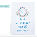 Bible Verse Dish Towel - Lizzy G's Fine Gifts