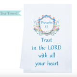 Bible Verse Dish Towel - Lizzy G's Fine Gifts