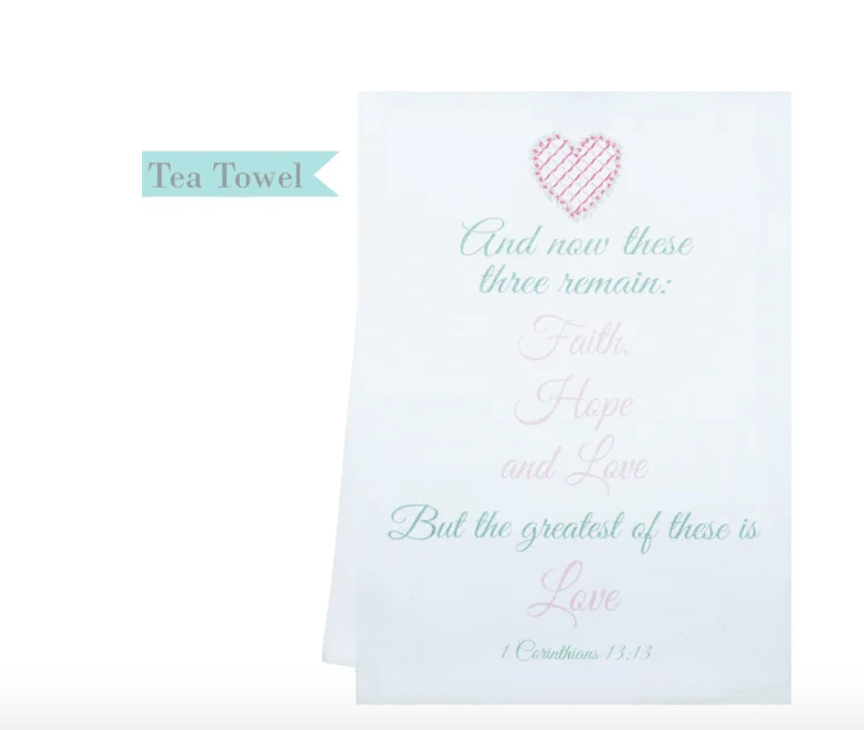 Bible Verse Dish Towel - Lizzy G's Fine Gifts