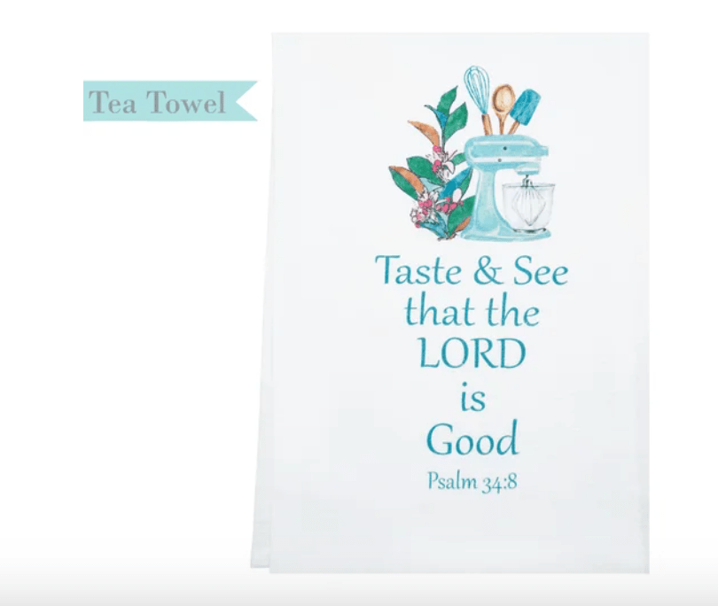 Bible Verse Dish Towel - Lizzy G's Fine Gifts