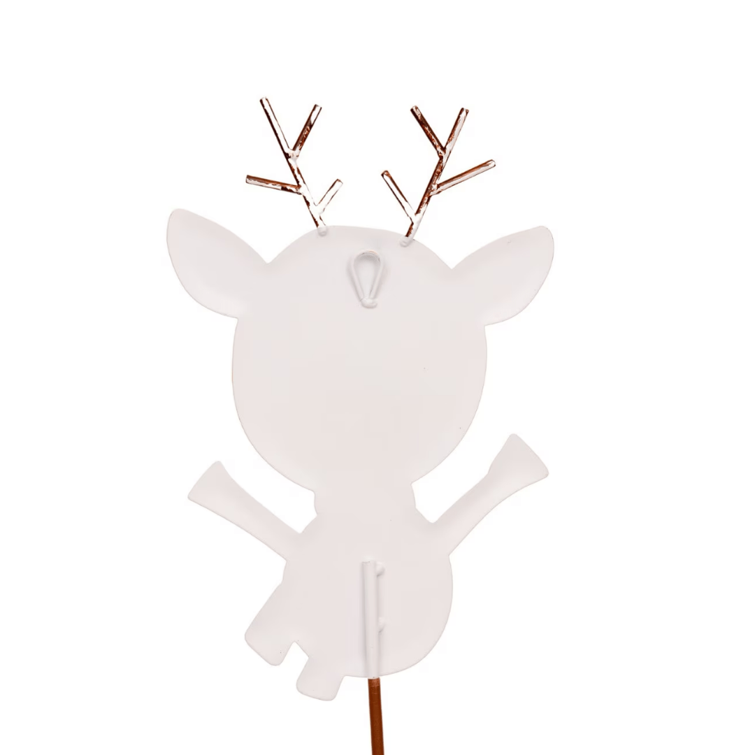 Big Head Reindeer Garden Stake - Lizzy G's Fine Gifts