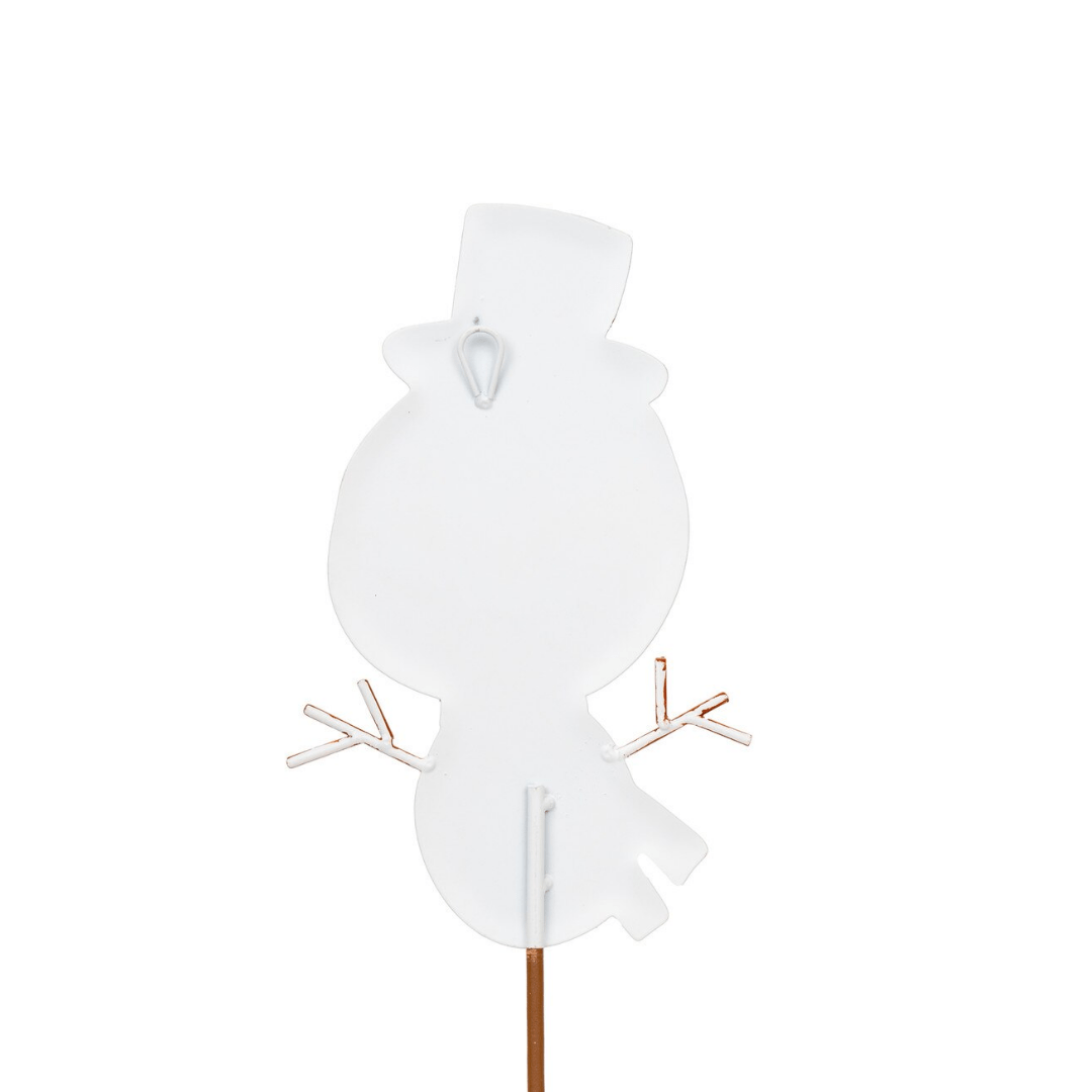 Big Head Snowman Garden Stake - Lizzy G's Fine Gifts