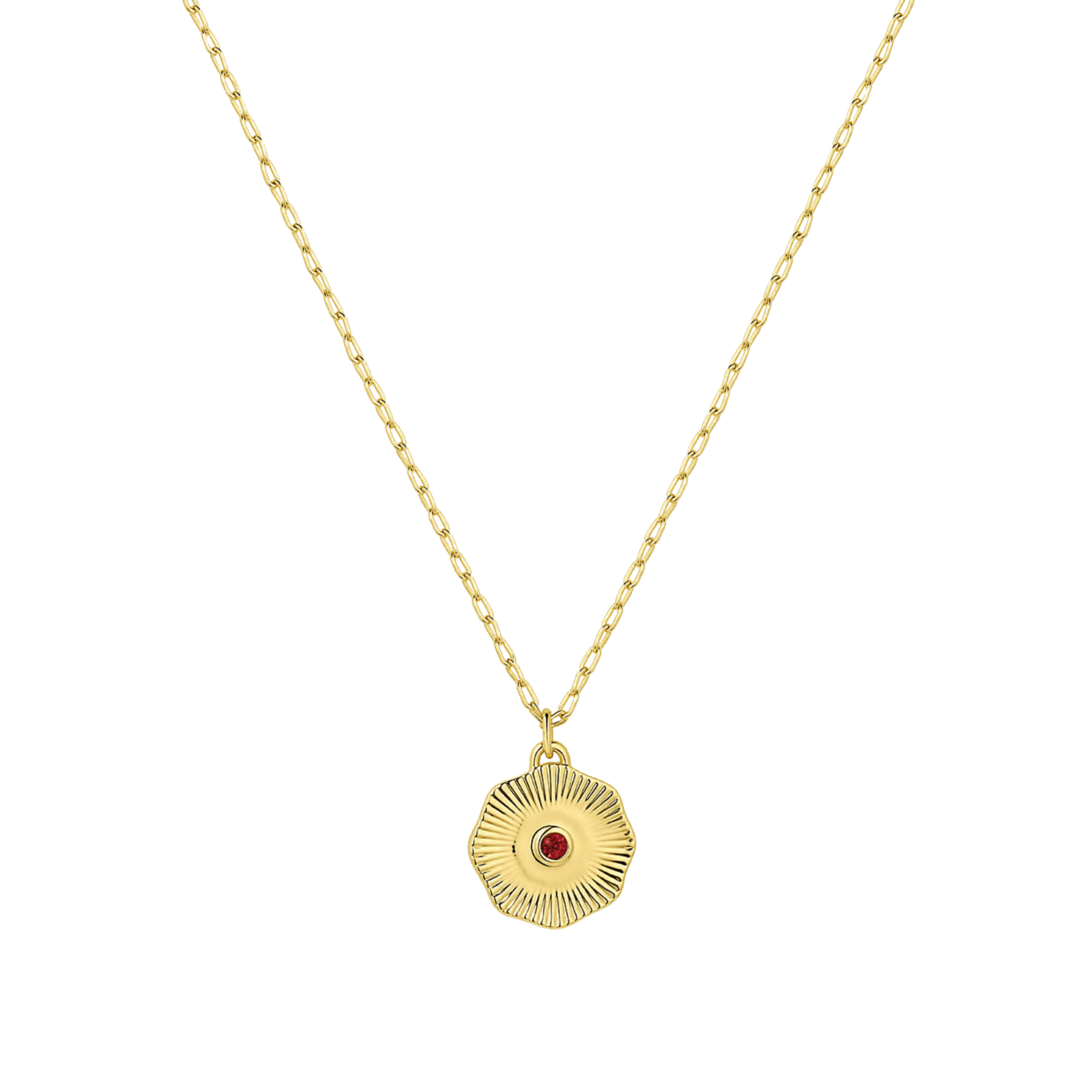 Birthstone Coin Necklace (Multiple Styles Available) - Lizzy G's Fine Gifts