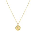 Birthstone Coin Necklace (Multiple Styles Available) - Lizzy G's Fine Gifts