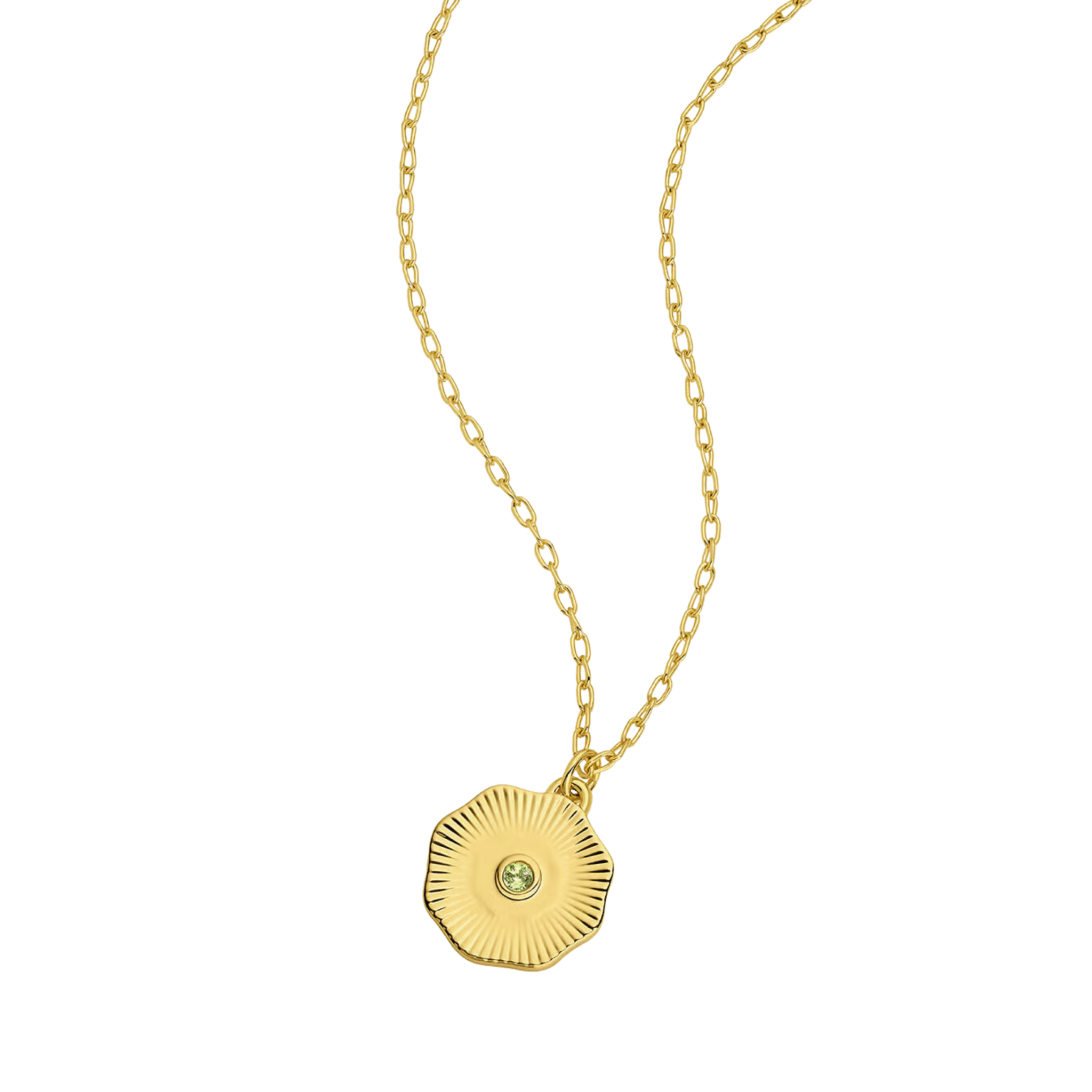 Birthstone Coin Necklace (Multiple Styles Available) - Lizzy G's Fine Gifts