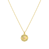 Birthstone Coin Necklace (Multiple Styles Available) - Lizzy G's Fine Gifts