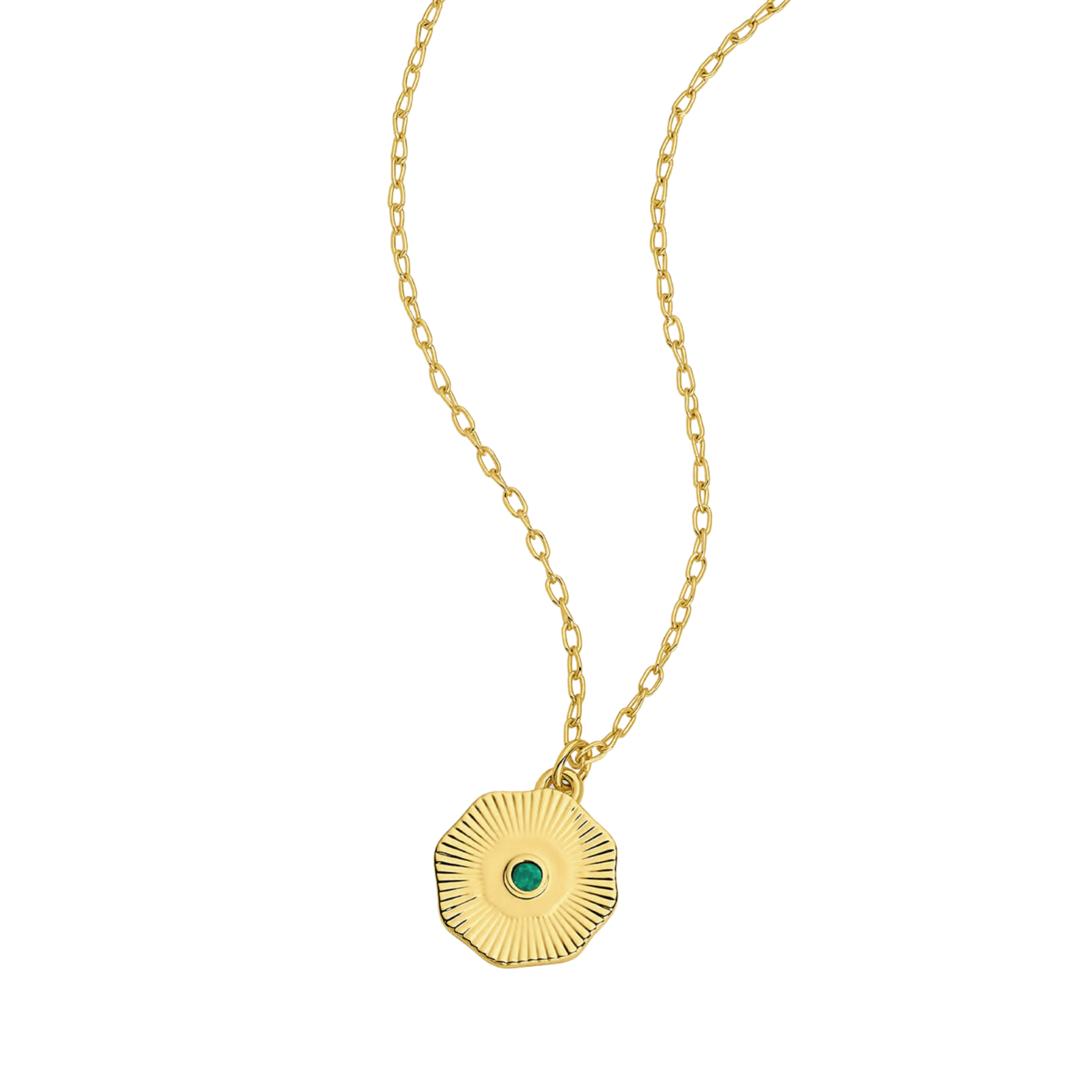 Birthstone Coin Necklace (Multiple Styles Available) - Lizzy G's Fine Gifts
