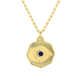 Birthstone Coin Necklace (Multiple Styles Available) - Lizzy G's Fine Gifts