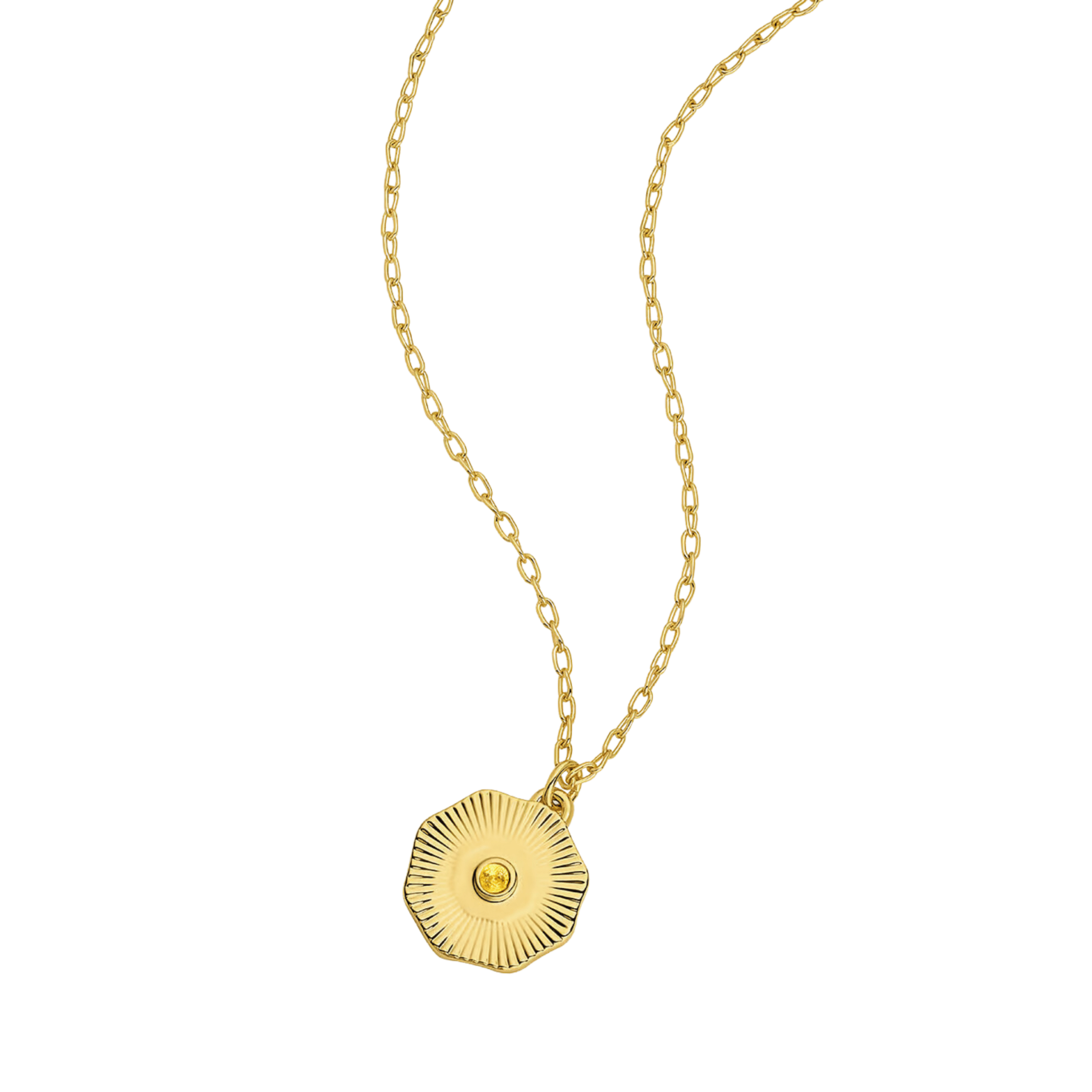 Birthstone Coin Necklace (Multiple Styles Available) - Lizzy G's Fine Gifts