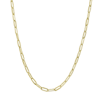 Birthstone Paperclip Chain - Lizzy G's Fine Gifts