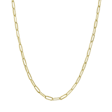 Birthstone Paperclip Chain - Lizzy G's Fine Gifts