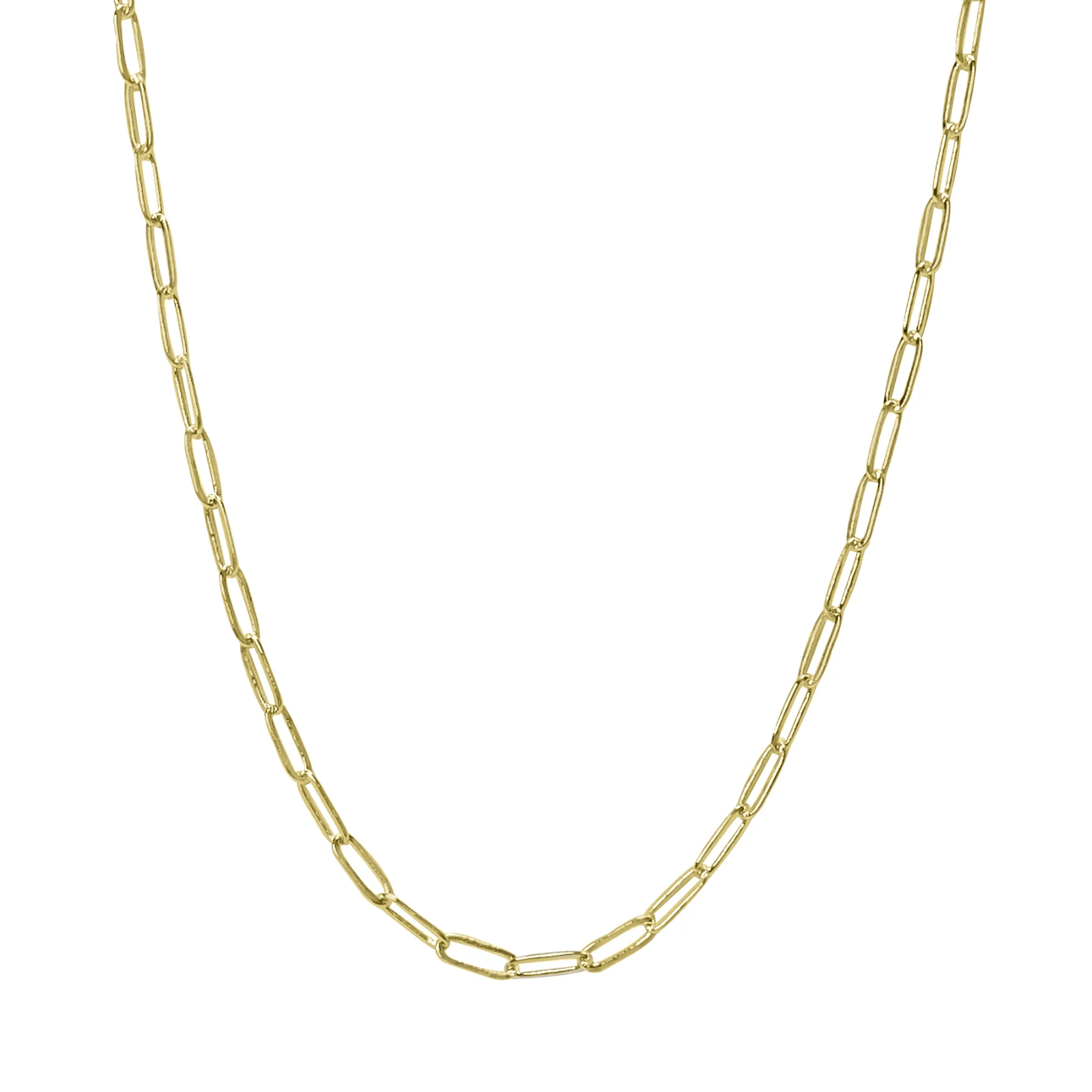 Birthstone Paperclip Chain - Lizzy G's Fine Gifts