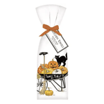 Black Cat Lanterns Towel Set - Lizzy G's Fine Gifts