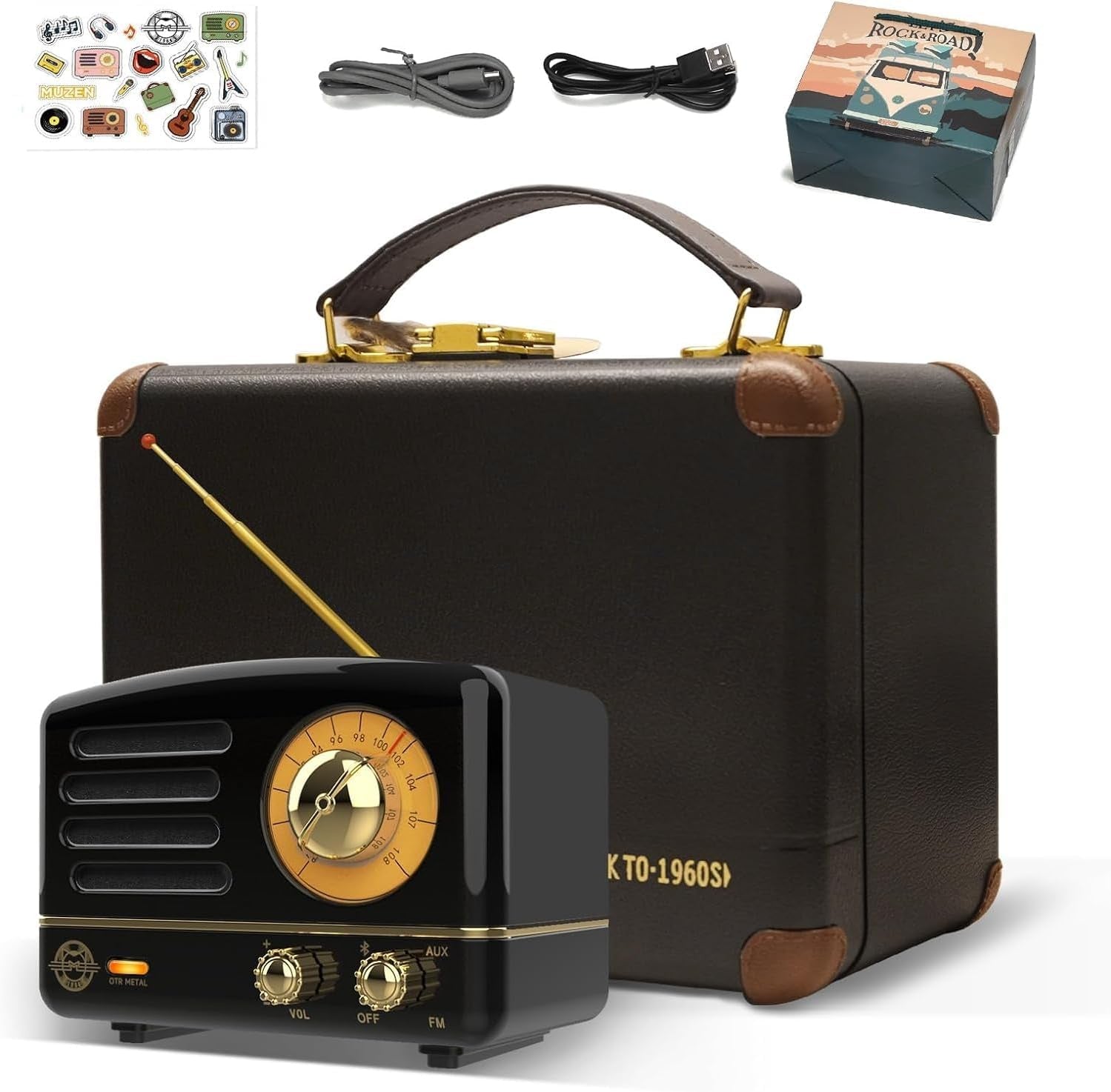 Bluetooth Radio - Black - Lizzy G's Fine Gifts