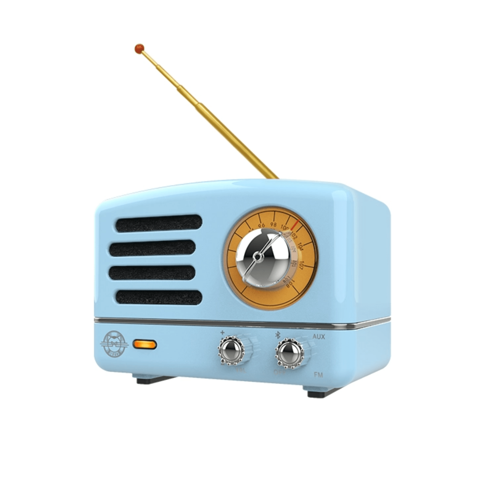 Bluetooth Radio - Sky Blue - Lizzy G's Fine Gifts