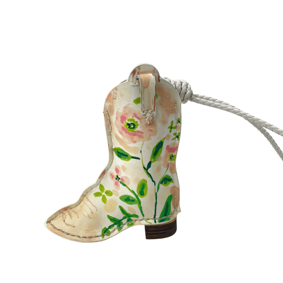 Boot Bag Charm- Floral - Lizzy G's Fine Gifts