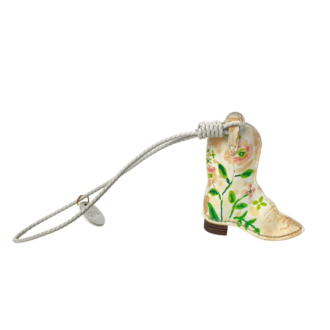 Boot Bag Charm- Floral - Lizzy G's Fine Gifts